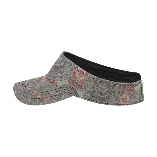 Calendar Aztec Pattern Print Design 04 Unisex Sun Visor