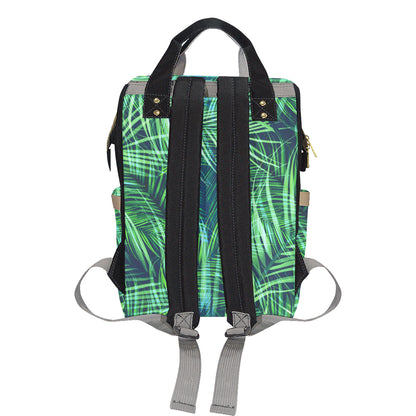 Palm Leaves Pattern Print Design PL02 Diaper Bag Backpack