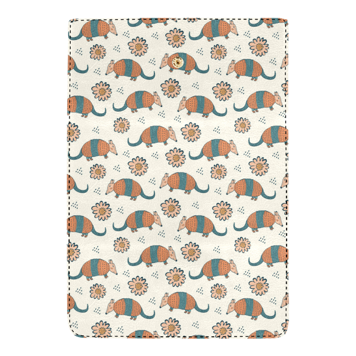 Armadillo Pattern Print Design 02 Women's Trifold Wallet