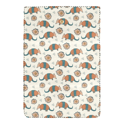 Armadillo Pattern Print Design 02 Women's Trifold Wallet
