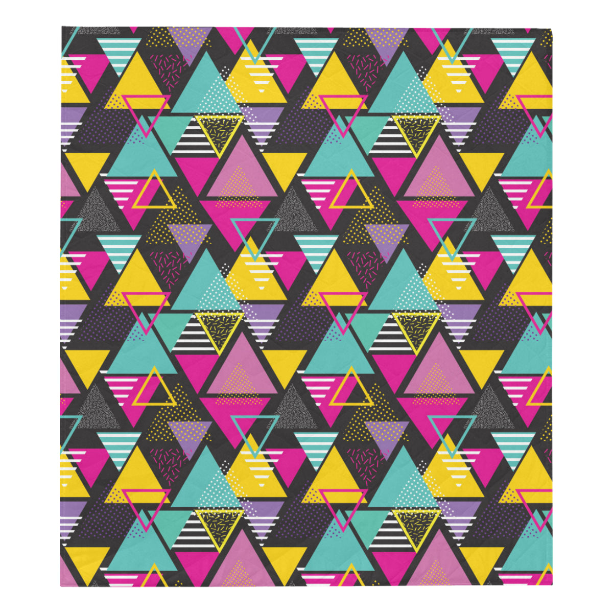Geometric Colorful Pattern Print Design 02 Premium Quilt