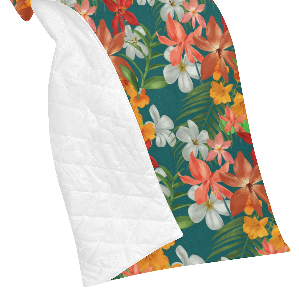 Amaryllis Pattern Print Design AL06 Premium Quilt