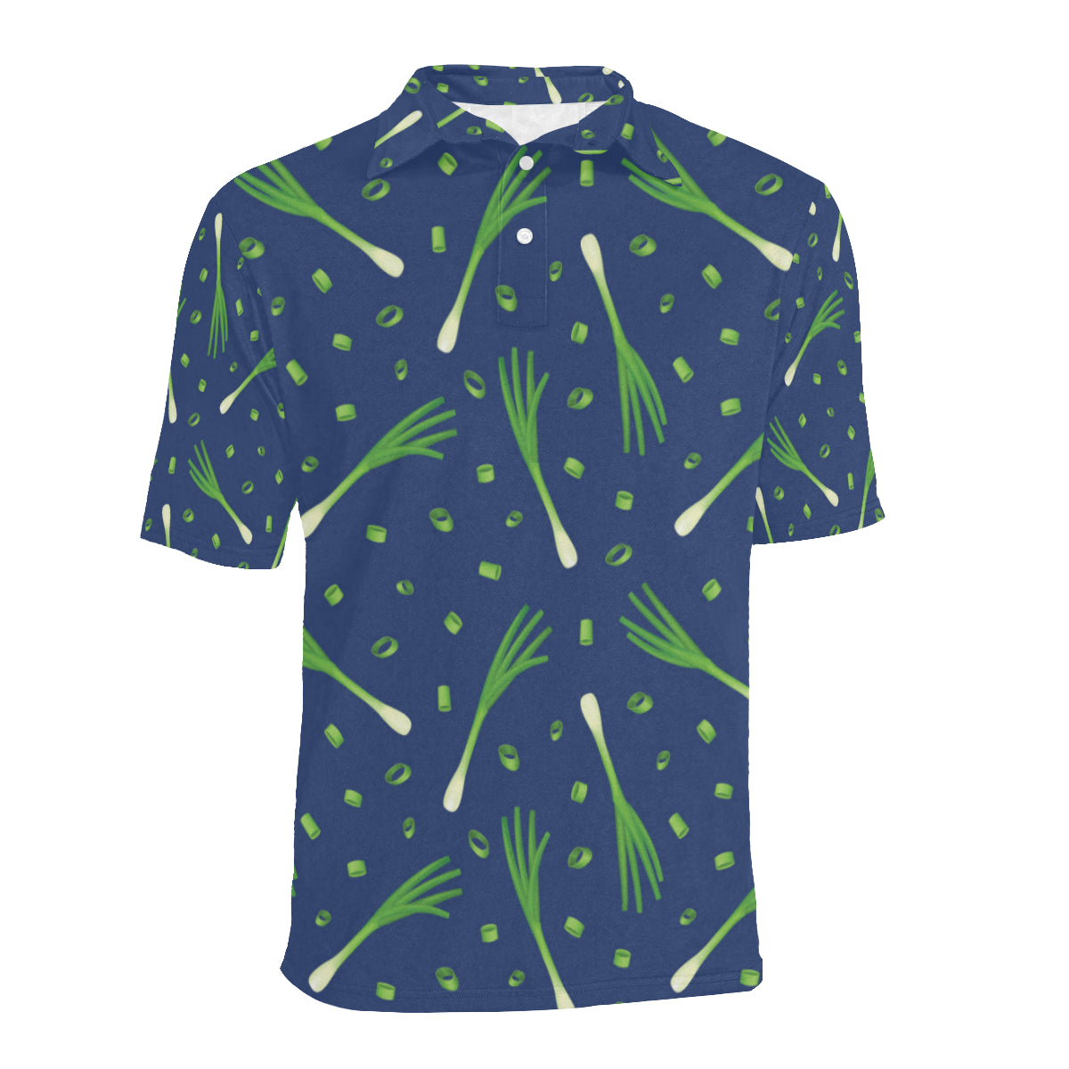 Leek Pattern Print Design 02 Men Polo Shirt