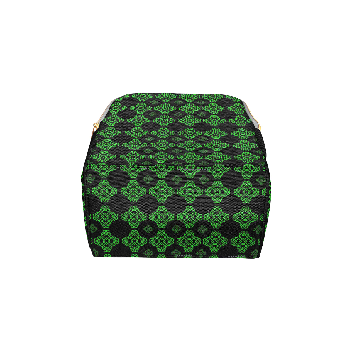 Celtic Knot Green Neon Design Diaper Bag Backpack