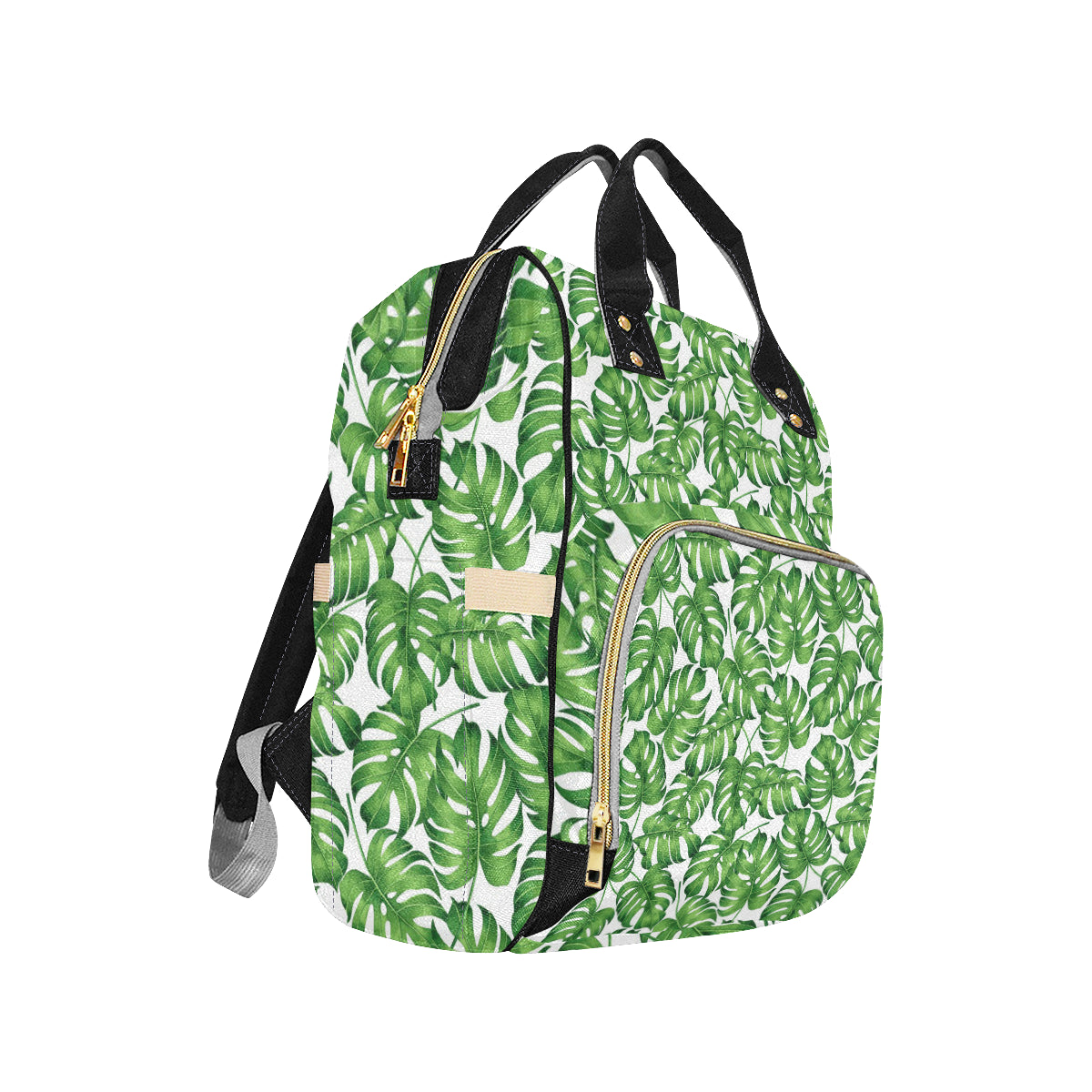 Palm Leaves Pattern Print Design PL08 Diaper Bag Backpack
