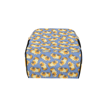 Guinea Pig Pattern Print Design 01 Diaper Bag Backpack