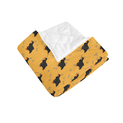 Cocker Pattern Print Design 01 Premium Quilt