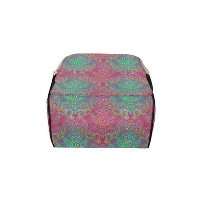 Boho Pattern Print Design 02 Diaper Bag Backpack