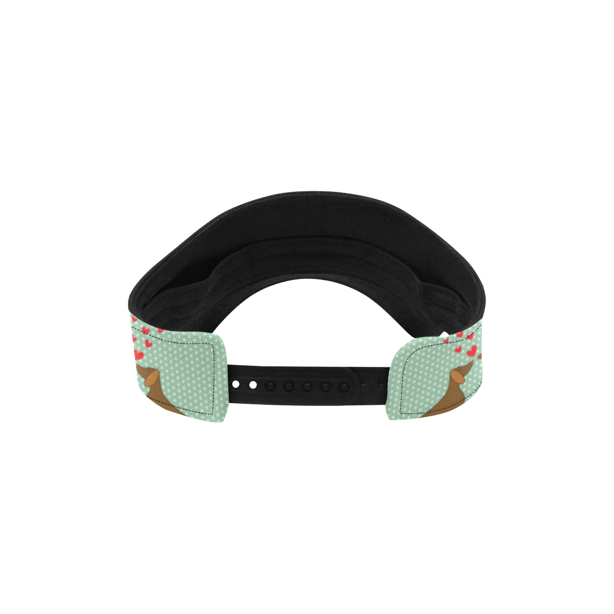 Dachshund Pattern Print Design 02 Unisex Sun Visor