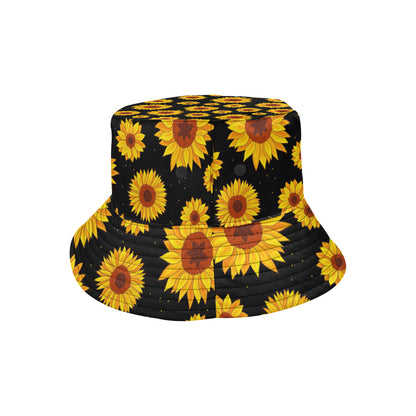 Sunflower Pattern Print Design SF09 Unisex Bucket Hat