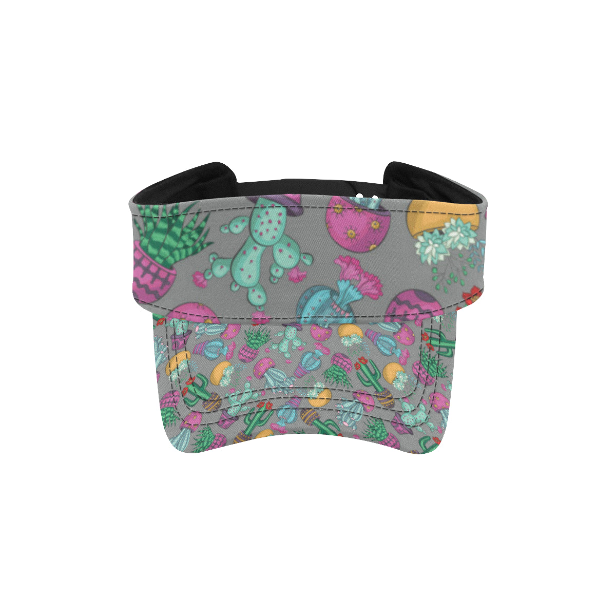 Cactus Colorful Print Pattern Unisex Sun Visor
