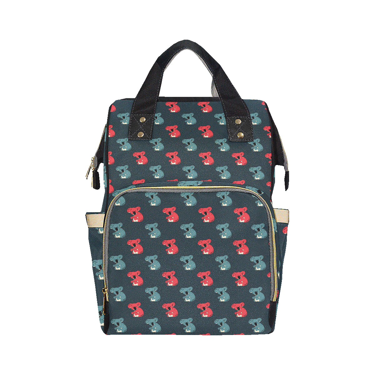 Koala Pattern Print Design 02 Diaper Bag Backpack