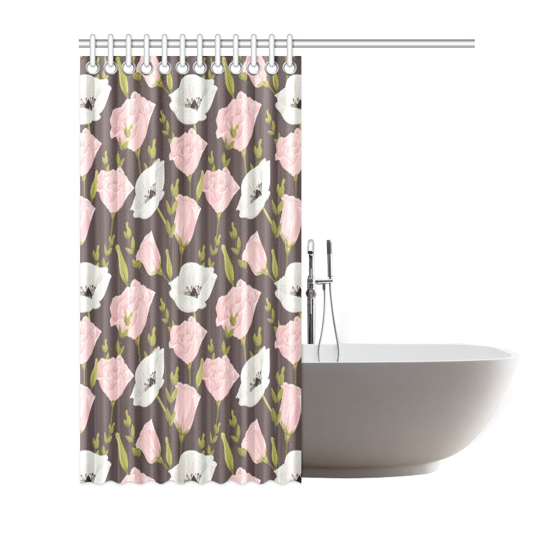Anemone Pattern Print Design AM011 Shower Curtain