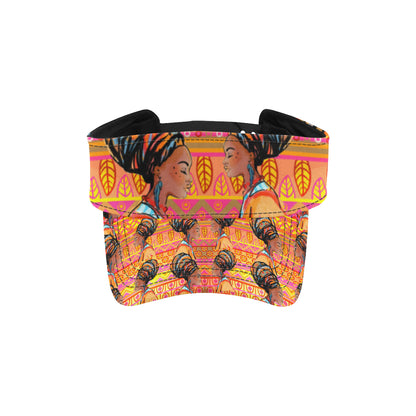 African Girl Aztec Unisex Sun Visor