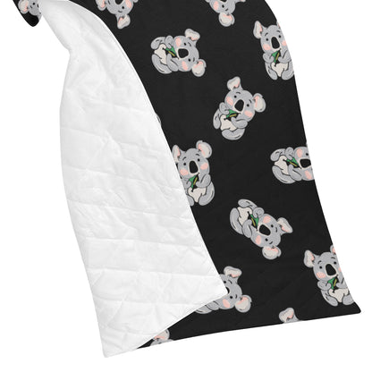 Koala Pattern Print Design 05 Premium Quilt