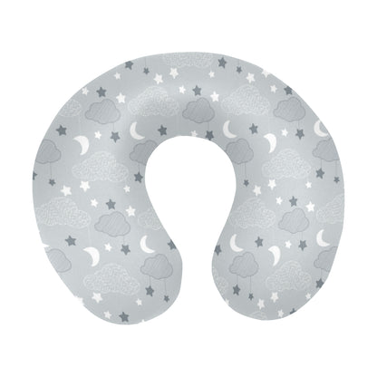 Cloud Pattern Print Design 04 U-Shaped Travel Neck Pillow