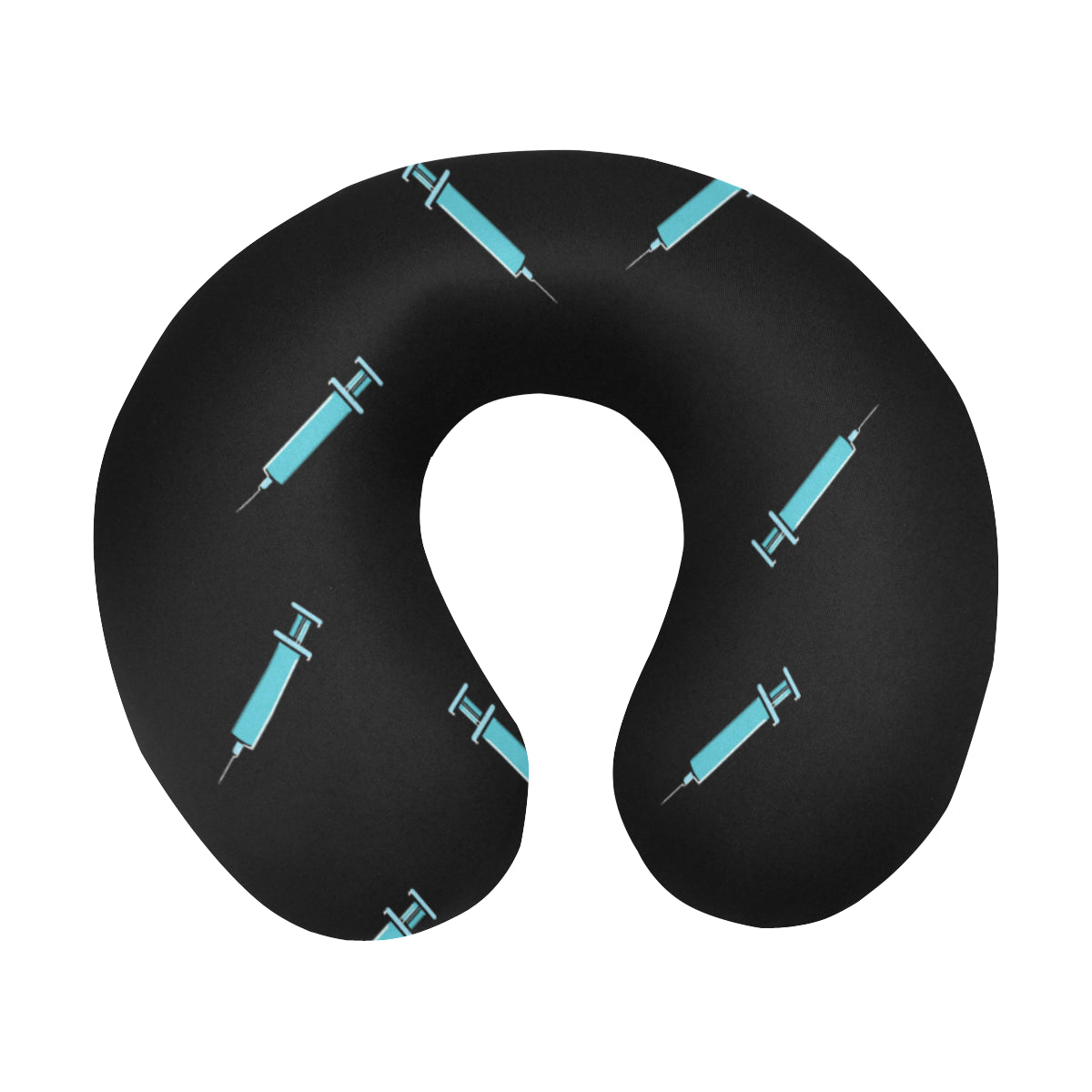 Phlebotomist Pattern Print Design A04 U-Shaped Travel Neck Pillow