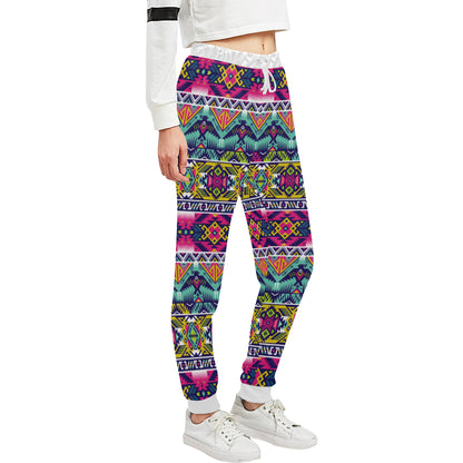 Indian Navajo Color Themed Design Print Unisex Sweatpants