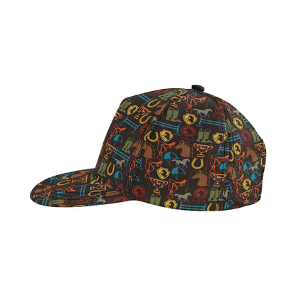 Equestrian Equipment Horse Colorful Snapback Cap