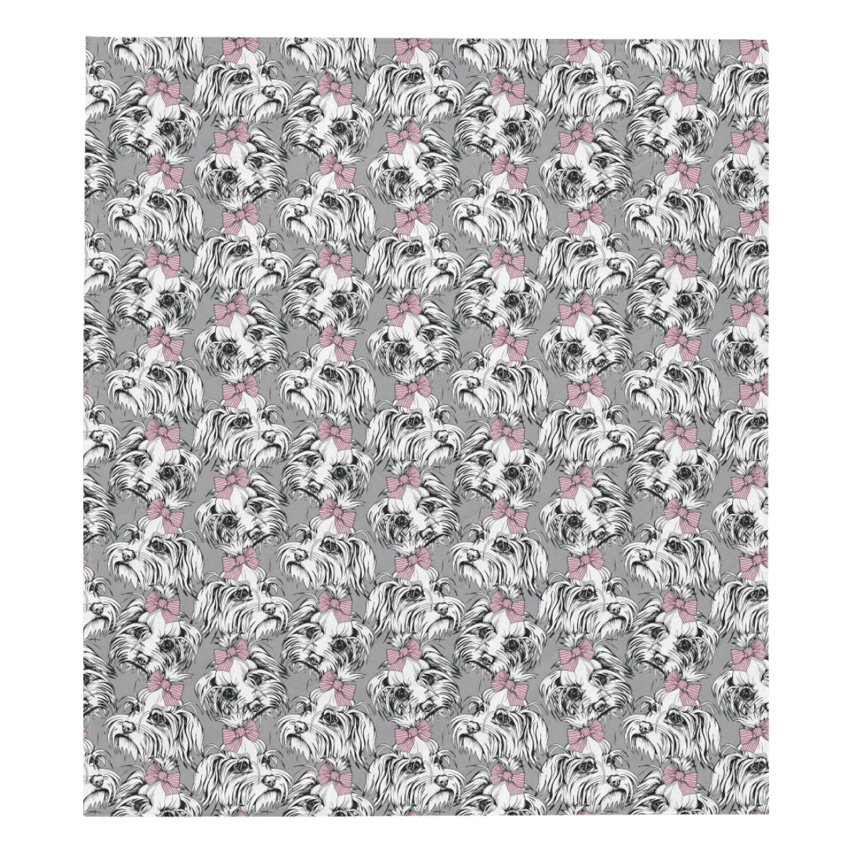 Maltese Pattern Print Design 01 Premium Quilt