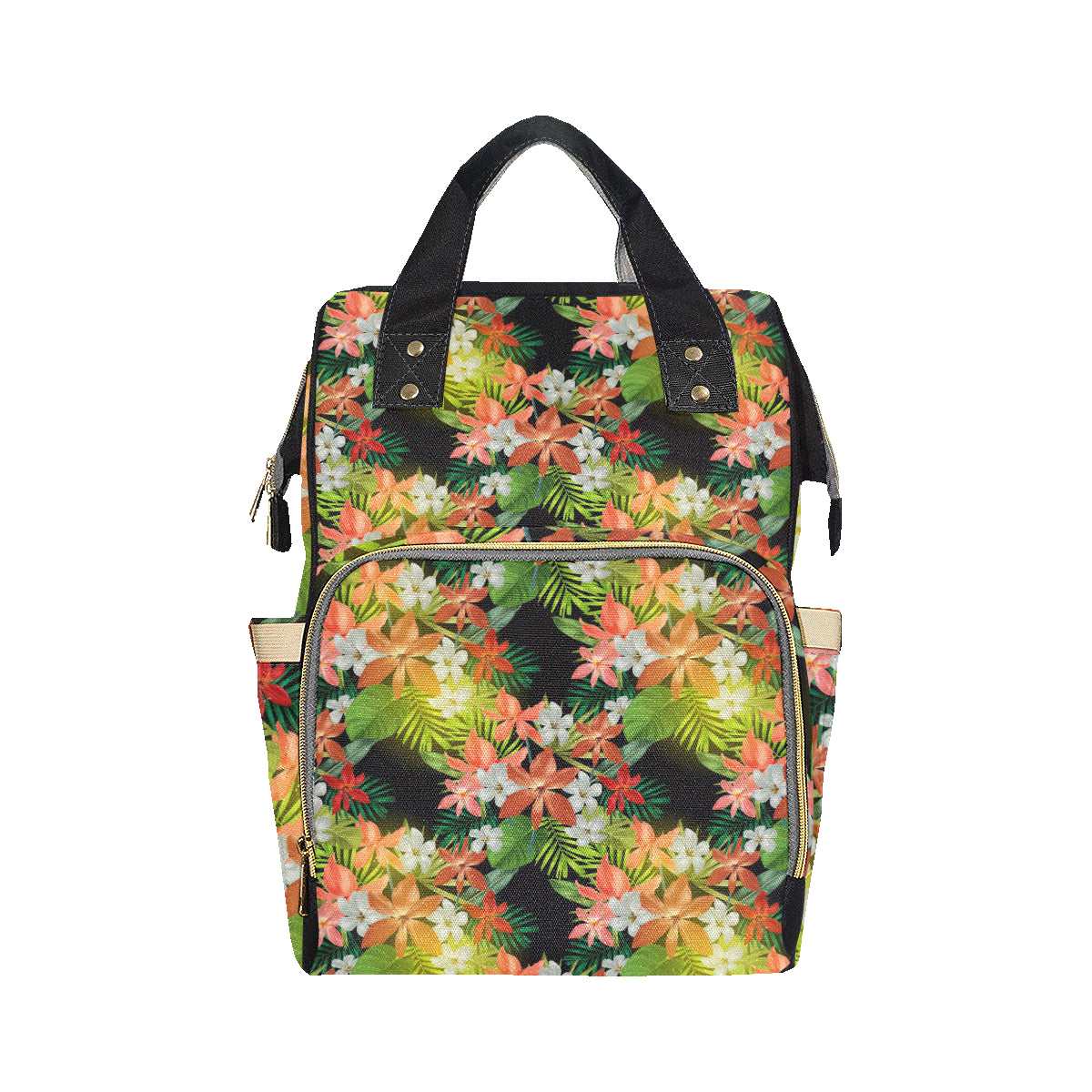 Amaryllis Pattern Print Design AL07 Diaper Bag Backpack