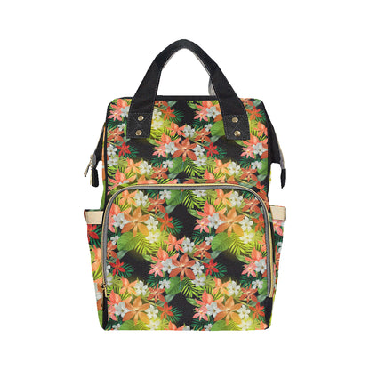 Amaryllis Pattern Print Design AL07 Diaper Bag Backpack
