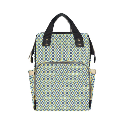 Swedish Design Pattern Diaper Bag Backpack