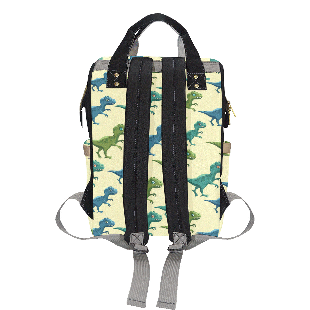 T Rex Pattern Print Design A04 Diaper Bag Backpack