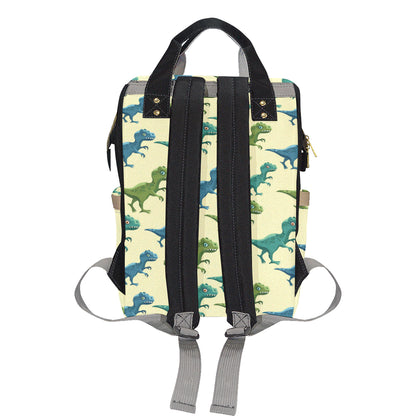 T Rex Pattern Print Design A04 Diaper Bag Backpack