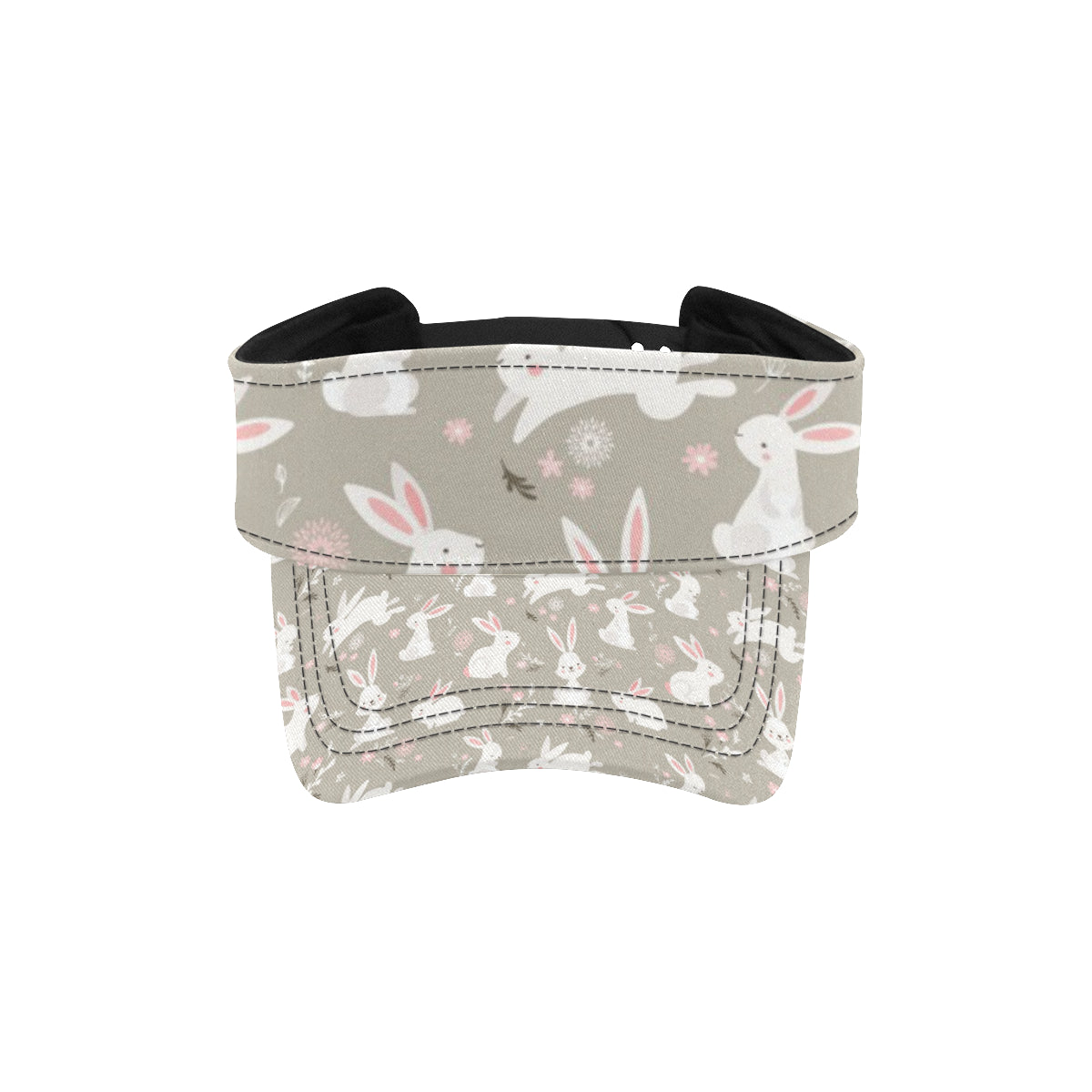 Rabbit Pattern Print Design RB03 Unisex Sun Visor