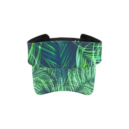 Palm Leaves Pattern Print Design PL02 Unisex Sun Visor