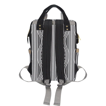 Polynesian Tribal Style Diaper Bag Backpack
