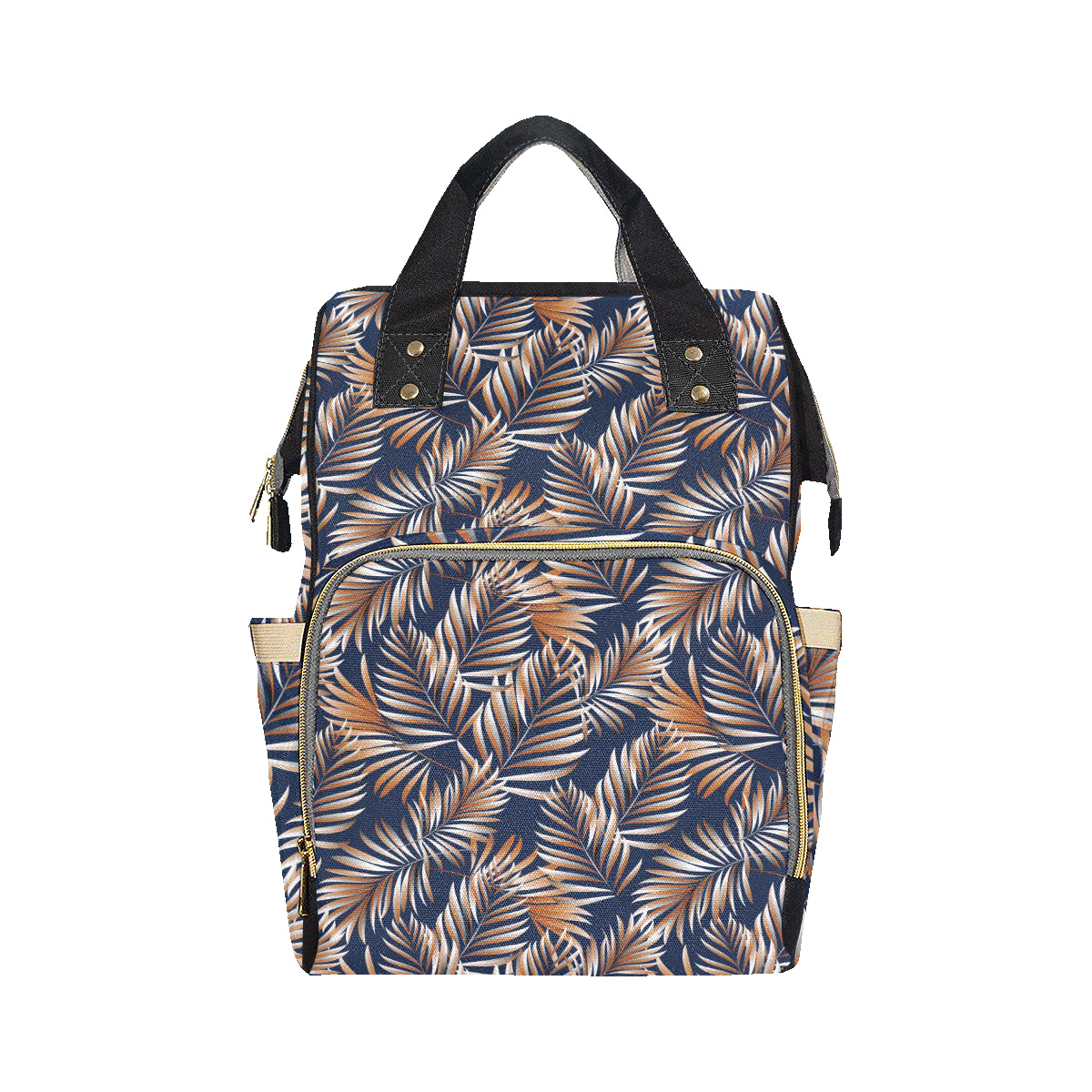 Tropical Flower Pattern Print Design TF07 Diaper Bag Backpack