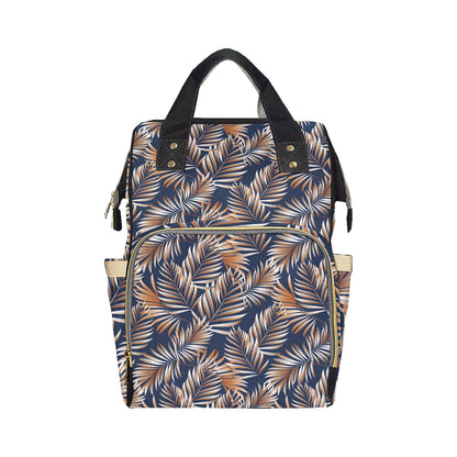 Tropical Flower Pattern Print Design TF07 Diaper Bag Backpack