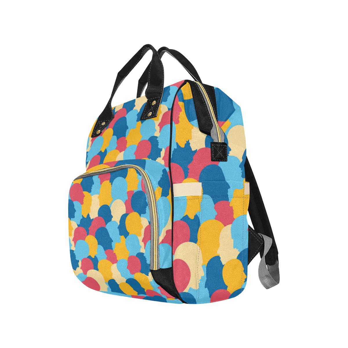 Psychology Pattern Print Design A02 Diaper Bag Backpack