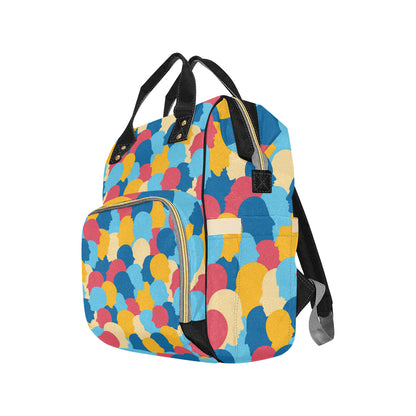 Psychology Pattern Print Design A02 Diaper Bag Backpack