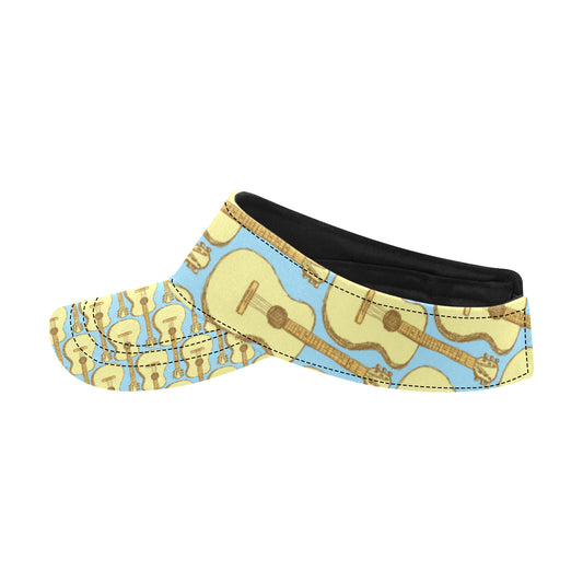 Acoustic Guitar Pattern Print Design 03 Unisex Sun Visor