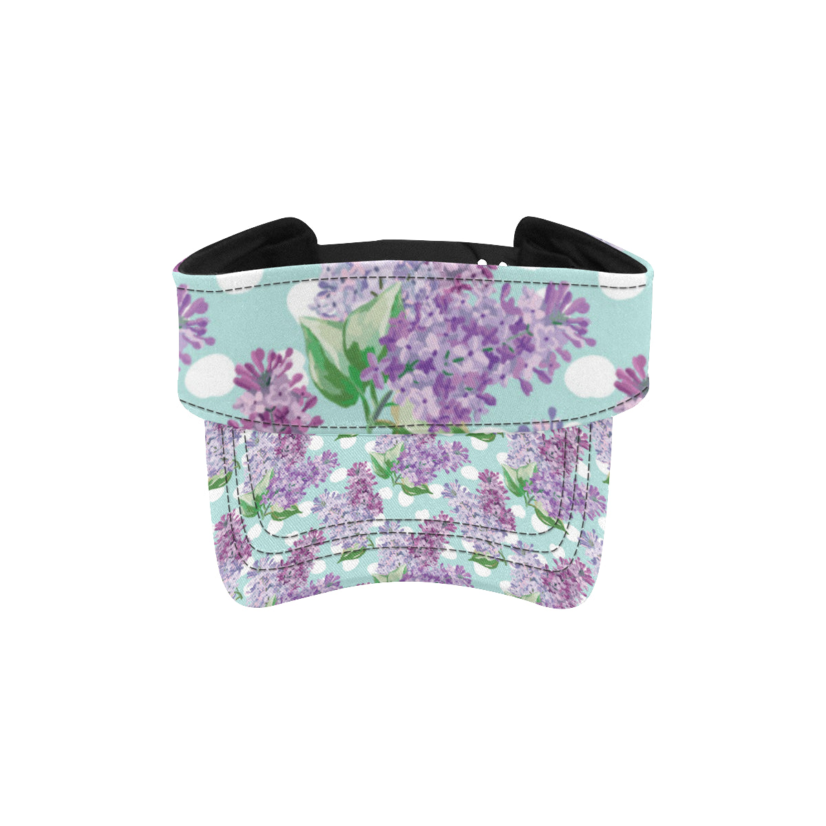 Lilac Pattern Print Design 02 Unisex Sun Visor