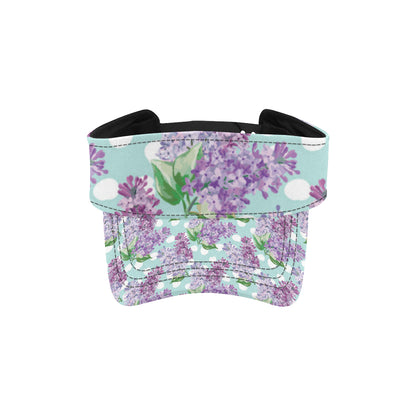 Lilac Pattern Print Design 02 Unisex Sun Visor