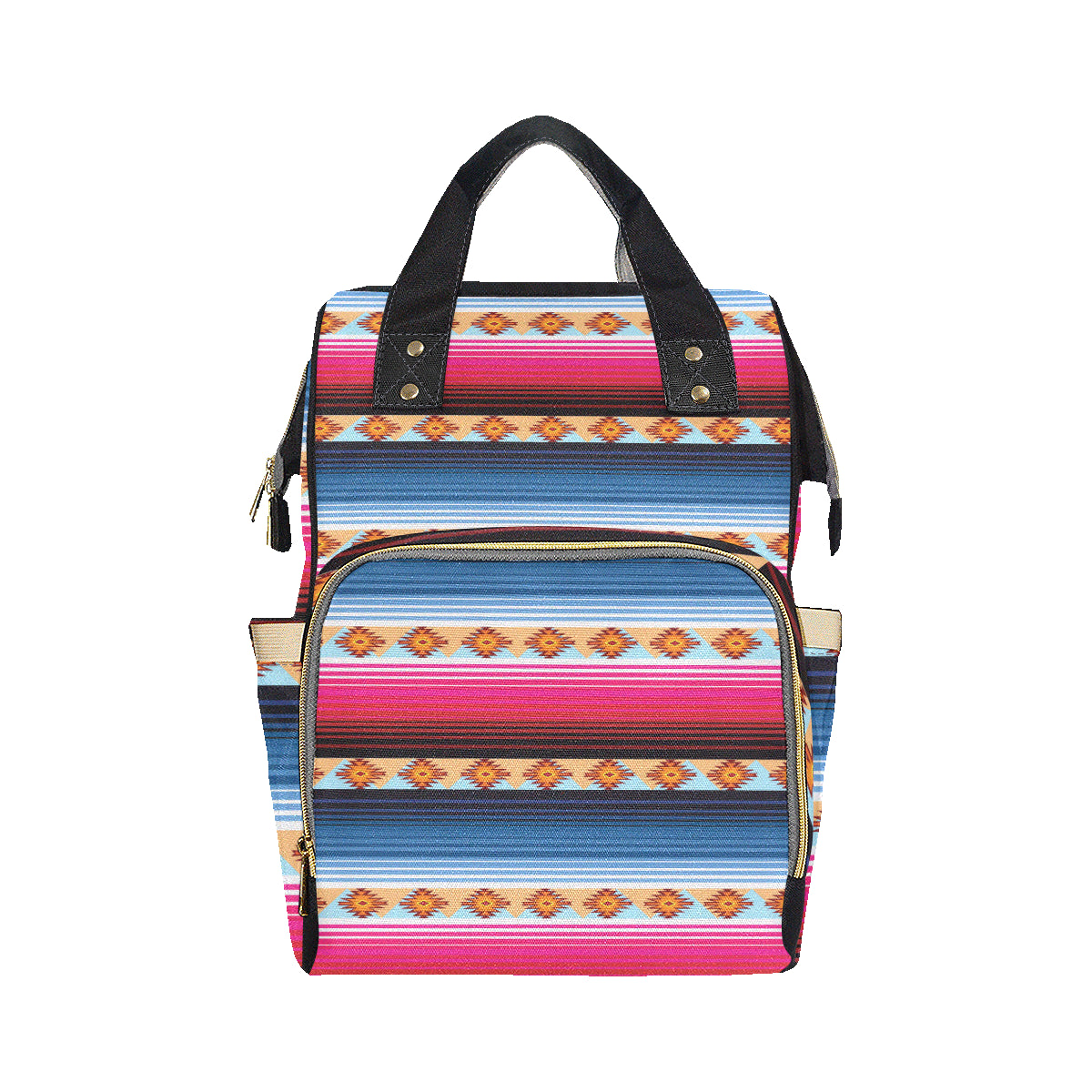Mexican Pattern Print Design 03 Diaper Bag Backpack