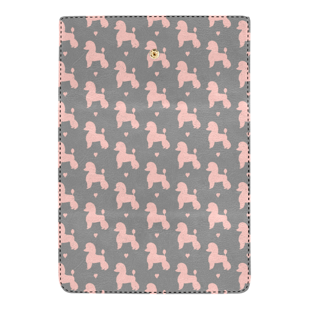 Poodle Pattern Print Design A02 Women's Trifold Wallet