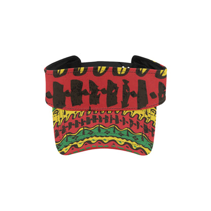 Rasta Pattern Print Design A01 Unisex Sun Visor
