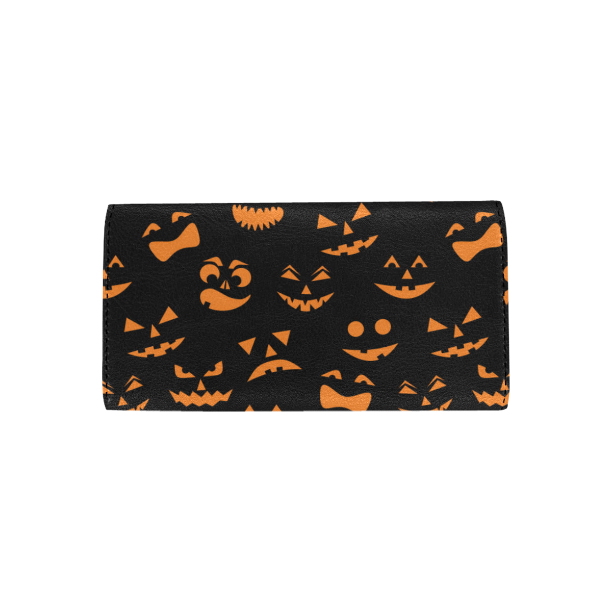 Halloween Pattern Print Design 02 Women's Trifold Wallet