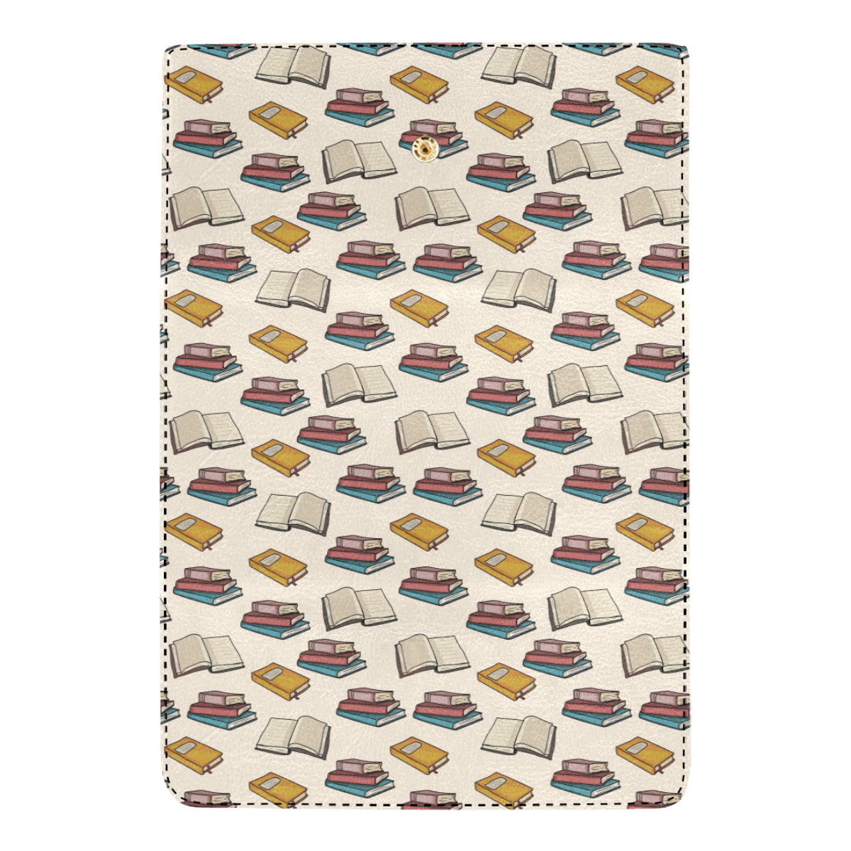 Book Pattern Print Design 04 Women's Trifold Wallet
