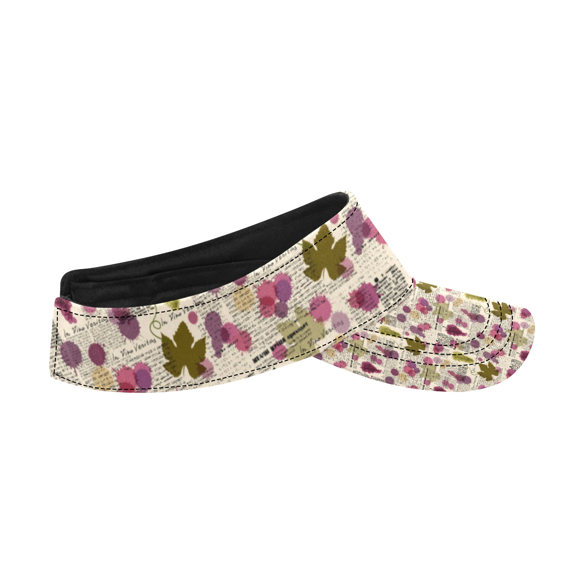 Wine Style Design Print Unisex Sun Visor