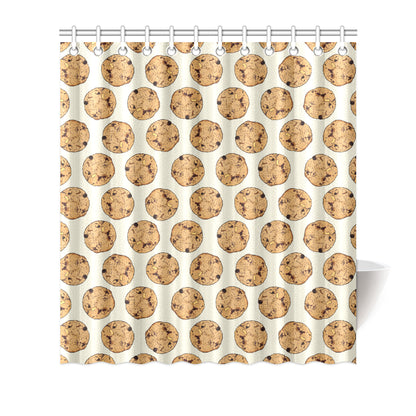 Cookie Pattern Print Design 05 Shower Curtain