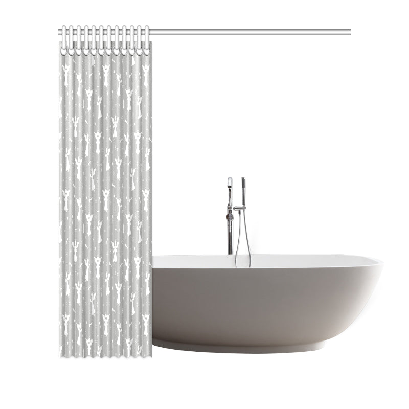 Angel Pattern Print Design 03 Shower Curtain