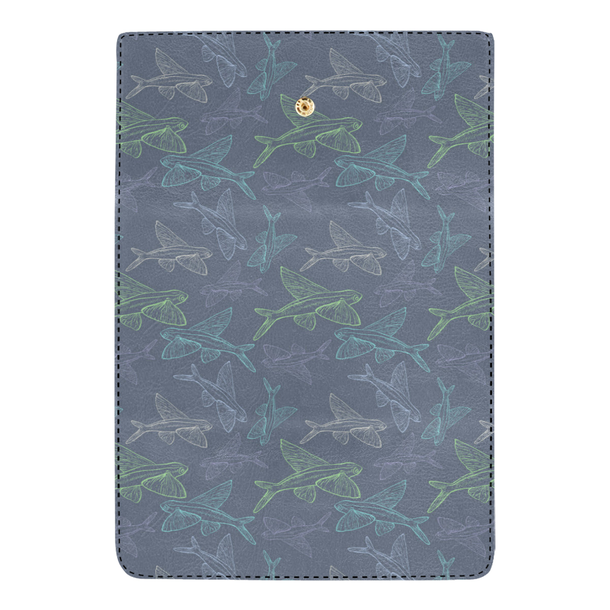 Flying Fish Pattern Print Design 02 Women's Trifold Wallet