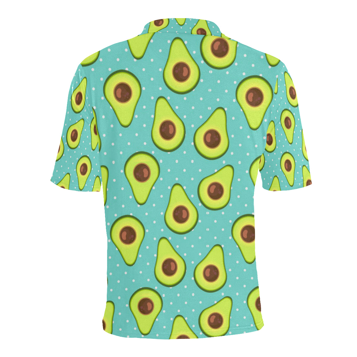 Avocado Pattern Print Design AC012 Men Polo Shirt