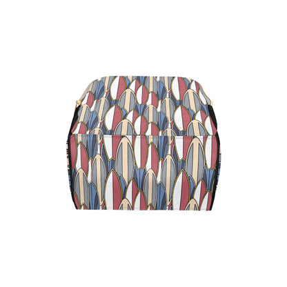 Surf board Pattern Diaper Bag Backpack